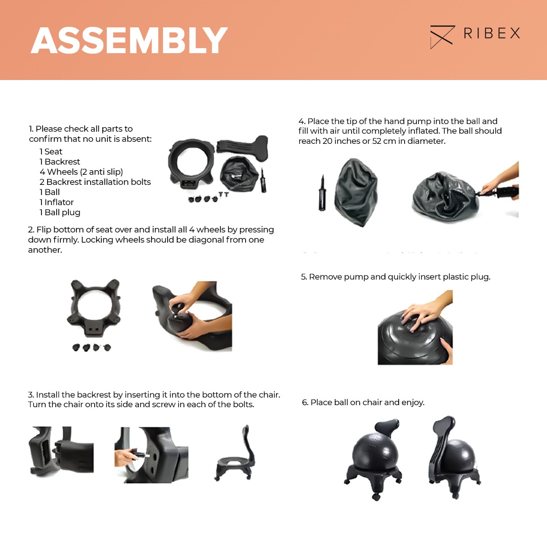 Yoga Ball Chair - Afbeelding 5