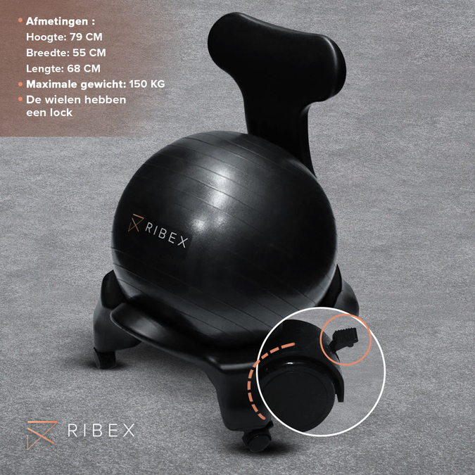 ergonomische yoga bal stoel